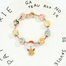 1 件时尚精致卡通可爱口袋妖怪 DIY 手链卡哇伊首饰适合日常佩戴或作为礼物 - 彩色 - 查看 2