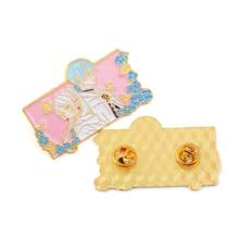 1 Stück universelle Anime-Film Cosplay Trauerbegleiter Frilish Emaille Metall Anstecknadel, dekoratives Accessoire für Tasche/Kleidung, Valentinstag Geschenk für Paare