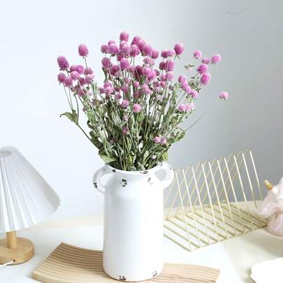 100 pièces de fleurs séchées roses épanouies - décoration naturelle pour le salon et le bureau, parfait pour la Saint-Valentin et Noël