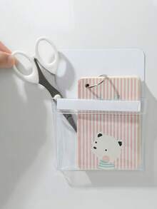 1 szt. Magnetyczna torba do przechowywania na lodówkę, organizer na boczne drzwi lodówki, magnetyczne pudełko do przechowywania bez spinaczy, organizer na drobne przedmioty