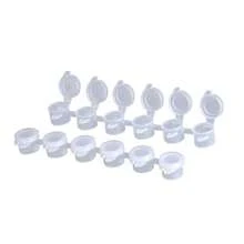 48pcs 3ml 5ml Empty Airbrush Paint Cups With Lids, Mini Paint Containers, 6 Connected Airbrush Paint Boxes, 3ml & 5ml Airbrush Paint Cups, Suitable For School Art And Craft Projects, School Supplies, Back To School