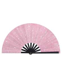 Large Glitter Fan For Line Dancing, Folding Fan,Women Hand Fan Retro Spanish Style Folding Hand Fan,13-Inch Boots On The Floor, Folding Hand Fan For EDM, Music Festival, Hot Flashes, Party, Decoration,Weddings And Dance Parties,Teacher's Day, Wedding Season, Graduation Season, Gifts For Family And Friends
