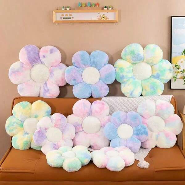 1pc 30cm/11.8inch 50cm/19.6inch Flower Plush Cushion Bedroom Decoration And Window Sofa Seat Seat Flower Pillow Halloween Decoration, Thanksgiving, Christmas Gift Flower Pillow Cushion,Halloween, Christmas Gifts