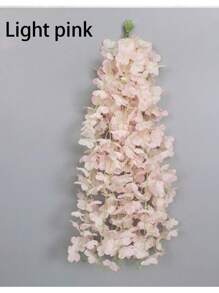 50 piezas/paquete Guirnalda colgante de flores de seda artificiales de glicinia estilo bohemio para decoración del hogar, bodas, fiestas, cumpleaños, Navidad y reuniones familiares