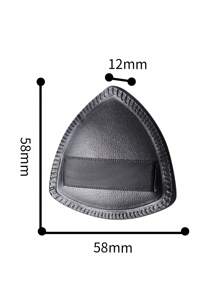 2/6/8 Peças Esponjas de Maquiagem Triângulo Macio, Adequadas para Base, Corretivo e Pó, Puff Pó Compacto com Formato de Triângulo, Esponja para Mesclagem de Maquiagem, Ótimo para Iniciantes, Ideal para Aplicação de Pó Úmido e Seco