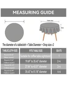 1pc Plain Simple Linen-Like Table Cloth, Woven Polyester Rectangular Table Cover, Solid Color, Stain Resistant, Easy Clean, Suitable For Dining Room, Kitchen, Home Decor, Table Top, Perfect For Gatherings, Parties And Decoration