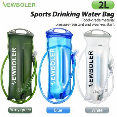 Water Bladder Hydration Backpack 2L Large Capacity Water Bags Reservoir For Biking, Hiking, Running And Traveling