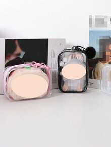 1 件适用于 第二代坐姿 PVC 透明防尘悬挂收纳袋，适用于毛绒玩具、动漫商品收藏品收纳袋、可爱角色设计、带娃娃手提袋、情人节/圣诞节礼物（不含娃娃） - 彩色 - 查看 5