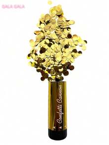 3pcs/1pc Confetti Poppers, Multicolor Paper Confetti Cannon Popper, Party Decoration & Gift For Wedding, Birthday, Graduation, Anniversary, New Year - Multicolor - View 3