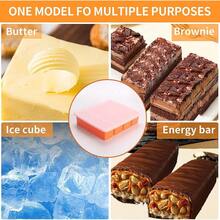 CZSilicone Ice Cube Molds Widely Use 2 PacksIce Cube Tray For Whiskey Butter Mold Freezer Molds For Soups And Sauces Orange 2216 - trái cam - Xem 6