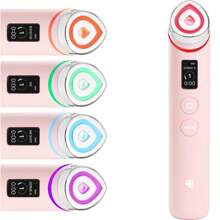 Medicube Age-R Booster Pro Rosa | Masajeador de Belleza de Vidrio Real 6 en 1 | Looking Glass Skin | Cuidado de Piel Coreano