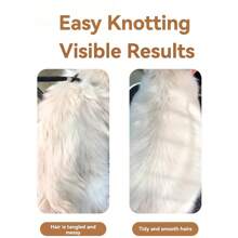 Cat Self Grooming Comb, Cat De-Shedding Tools, Undercoat Deshedding Rake, Deshedding Brush, Dog Undercoat Brush, Detangling Comb, Fur Removal Brush - Gently And Effectively Removes Loose Undercoat Hair, Suitable For Cats And Small To Medium Dogs