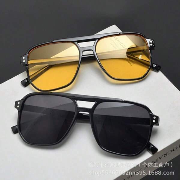 1/2/3/4/7/8 Pairs Retro Solid Color Driving Travel Beach Sunglasses For Men & Women, Suitable For Daily Wear & Outdoor Activities, Summer