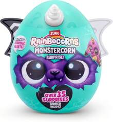 ZURU Huevos sorpresa con criaturas fantásticas con cuernos - Colección de 6 figuras de peluche misteriosas en caja ciega, regalo de cumpleaños perfecto para niñas