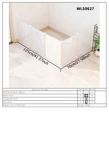 DIY Pet Cage For Home Indoor Dog Fence, Guinea Pig Isolation Net, Dog Crate, Cat Cage, Rabbit Fence, Turtle Activity Area Barrier Net - Multicolor - View 19