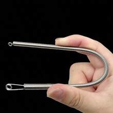 4 pezzi Filo elastico Infilatore - Strumento flessibile grigio, per infilare cordini e fasce elastiche in spazi stretti, accessori per cucire a casa per pantaloni, cappelli, felpe