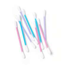 BDFHDSHMNSFER  Soft, Absorbent Cotton Swabs  Cotton Swabs Plastic Stick - 300ct -  Pack Of 300 Swabs - 藍白色 - 查看 3