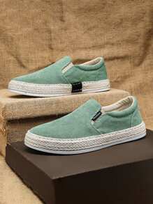 Men's Color Block Random Print Low-Top Skate Shoes, Romantic Campus Style Outdoor Casual Sports Sneakers For Teens