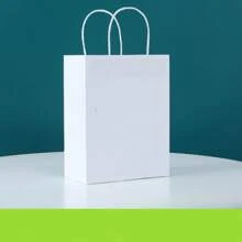 10 Sacolas de Presente Rosa - Adequadas para Dia dos Namorados, Aniversário, Casamento, etc. | Sacolas Reutilizáveis para Compras e Viagem com Alças (14 cm x 20 cm)
