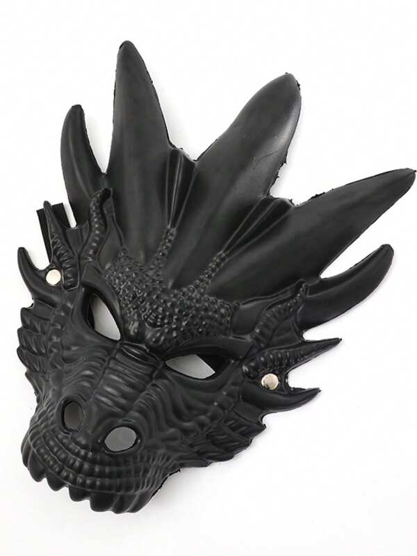 Party/Performance/Horror Dragon Mask, 3D Stereoscopic Plastic Dragon Head Mask, Carnival Masquerade