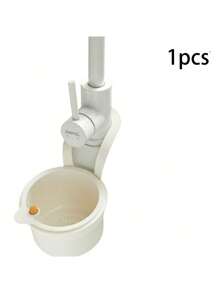 1pc Plastic Hanging Sink Drain Basket, Self-Cleaning Push-In Automatic Tilting Kitchen Sink Food Waste Collector, Bottom Removable For Easy Installation And Disassembly