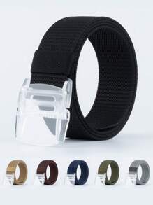 1 Stück Herren transparenter Windelgurt mit Druckknopf, Lässig Alltag/Musikfestival Tragen, schnalle Gürtel für Hosen für Outdoor