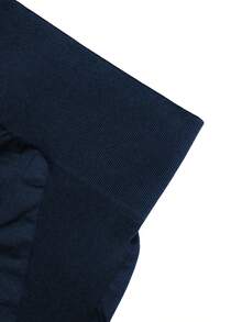 TNTOR 加大码女式高腰弹力瑜伽短裤，紧身提臀短裤，适合运动健身骑行夏季户外，舒适压缩短裤，适合运动爱好者 - 藏蓝色 - 查看 8