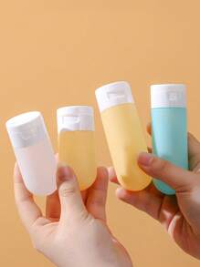 Leak Proof Travel Bottles Set - TSA Approved Refillable Containers For Shampoo & Lotion - Squeezable Toiletries For Airplane Carry On, Gym, And Travel Essentials