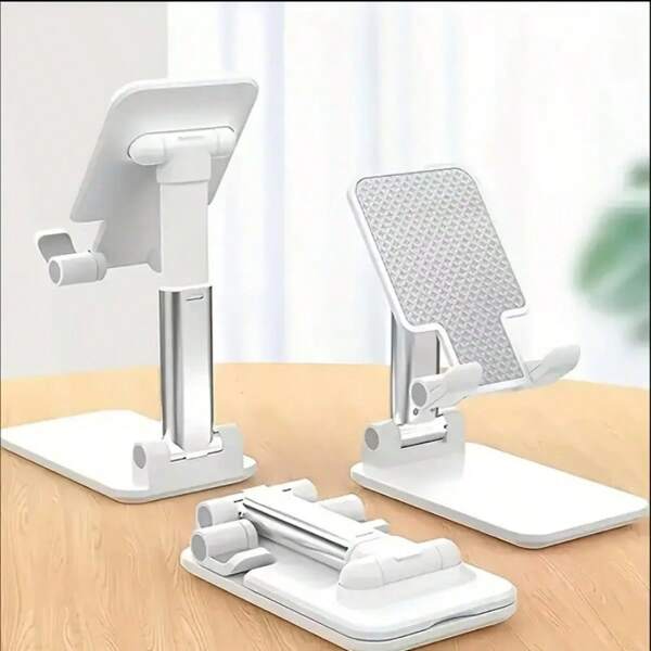 Double Folding Phone Holder, Fully Adjustable Desktop Phone Holder For 16 15 14 13 12 11 Pro Xs Xs Max Xr X, Compatible With All Models
