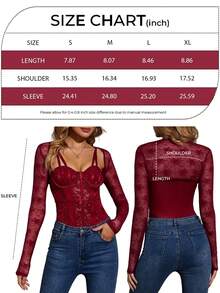 Women Lace Bolero Shrug See Through Floral Cardigan Sheer Mesh Cropped Y2K Going Out Tops  Plain  Cut & Sew    Elegant  Casual    Rib-Knit - 酒紅色 - 查看 6