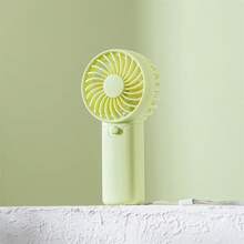 1 pieza Mini Ventilador de mano a batería, ventilador personal portátil de 1.5V AAA para verano, viajes, playa, interior y exterior, regalo (rosa, azul, verde, blanco), baterías no incluidas