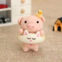 DIY Cute Pig Wool Felt Craft Kit