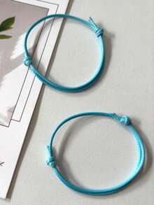 1.5mm韓國蠟線DIY珠寶製作材料，編織手鍊糖果色調可調節男女不拘風格