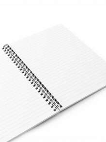 Customized Personalized Red French-Style Spiral Notebook, Lined Notebook, Coil-Bound Notebook, Jourde Pattern Spiral Notebook, Featuring Floral Theme, For The First Day Of School, A Cute Stationery Set Suitable For Boys And Girls, Essential School Supplies,School Supplies,Back To School