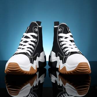 INNERSECT Casual High Top Platform Sneakers – Anti-Slip & Wear-Resistant Design