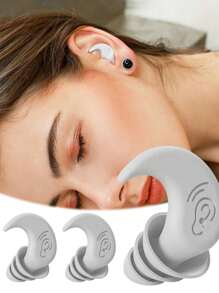 2pcs Anti Noise Silicone Earplugs Waterproof Swimming Ear Plugs For Sleeping Diving Surf Soft Comfort Natation Swimming Ear Protector