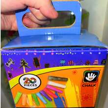 Caja de 20 piezas/Set de tizas gigantes de 5 colores, adecuada para grafitis y pintura artística al aire libre - Multicolor - Ver 8