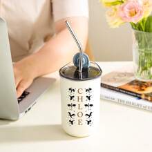 1 cană de ou personalizată de 350 ml, inspirată de Fourth Wing - Pahar personalizat Basgiath War College - Cadou pentru fanii Xaden Riorson și Violet Sorrengail Dragon Rider - Cană din oțel inoxidabil pentru iubitorii de cărți fantastice - Izolată cu perete dublu - Perfectă pentru cafea și ceai