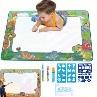 魔法水画垫，可用作水彩画板，魔法彩色涂鸦毯，水彩画书，儿童玩具