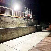 Super Bright Solar Lights Outdoor External Solar Lamp Motion Sensor Remote Control Solar Powered Spotlight Lamp Wall Street Lamp - Black - View 12