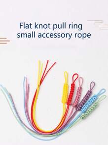 1 pièce Fil de perles en acrylique de haute qualité pour hommes et femmes, couleur unie en soie, convient pour la fabrication de bracelets et de colliers DIY - Élément de bijouterie non élastique, tricoté