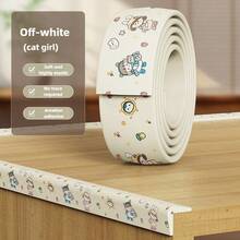 1 Roll Thick High Elastic Baby Collision Wall Sticker, Solve Full House Protection! [No Trace Adhesive] Printed NBR Foam Material, Self-Adhesive Wall Sticker, Home Corner Guard, Wall, Window Sill, Bed Head, Bed Edge Cushion Soundproof Anti-Collision Safety Guard, Essential For Baby & Kids Daily Life, Suitable For Home And Kindergarten - Multicolor - View 8