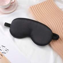 Nueva máscara de ojos 3D de seda sintética, máscara de ojos negra estéreo, cubierta para dormir y viajar, transpirable - Multicolor - Ver 8