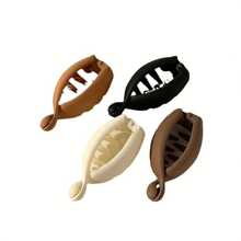 1pc Casual Versatile Minimalist Black Hair Claw