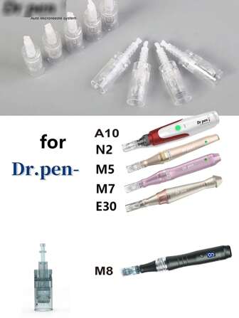 Cartuccia di aghi a microneedling di ricambio adatta per Ultima M8 A10 Dermapen Penna per microneedling Macchina elettrica MTS per la cura della pelle (tipo slot a baionetta), Minoxidil, Dermaroller, Microneedling, Bellezza, Prodotti per la cura della pelle, Spa, Cura di sé, Strumenti per la cura della pelle, Cura del viso, Forniture per estetiste, Massaggio, Strumento per massaggio del viso, Rullo per il viso