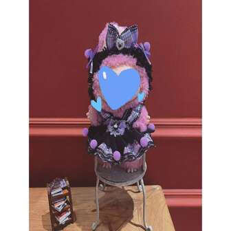 ملحقات ملابس دمية من القماش الناعم بطول 17 سم