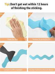 30 Piece Set Of Transparent Anti Slip Bathtub And Shower Floor Stickers - Bathtub Floor Anti Slip Tape - Easy To Stick And Remove - Prevent Slipping And Falling, Bathroom Decoration, Bathroom Accessories