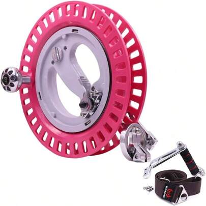 10.6" Professional Kite Reel With Strap, ABS PlasticAlloy Kite String Er With Brake System, Ratchet Lock, Ball Aring Omnibearing, Line Guide For Large Kite