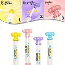 1/2/4PCS Romantic Firework Water Gun Toy, Summer Essential Swimming Pool Game Outdoor Beach Party Splash Fun