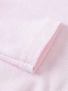 3pcs/Set Baby Boys Pink Long Sleeve Bodysuit For Spring & Autumn - Pink - View 5